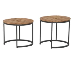 Siena Garden Beistelltischset Baros, ca. Ø50/H41-46 cm Best