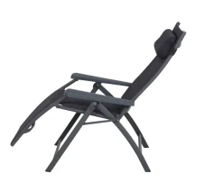 Siena Garden Camping Relaxstuhl Premium, anthrazit Dunkelgrau Sale