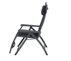 Siena Garden Camping Relaxstuhl Premium, anthrazit Dunkelgrau Sale