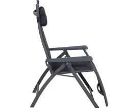 Siena Garden Camping Relaxstuhl Premium, anthrazit Dunkelgrau Sale