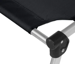 Siena Garden Dreibeinliege XXL, ca. B69,5/H86/T209 cm Schwarz Outlet