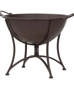 Siena Garden Feuerschale Antik, ca. B53,5/H48,5/T64,5 cm Dunkelbraun Hot
