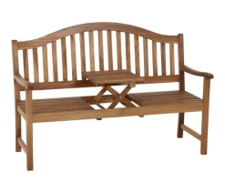Siena Garden 3-Sitzer Gartenbänke|Gartenbänke Holz - Gartenbank Pisa, 3-Sitzer Braun