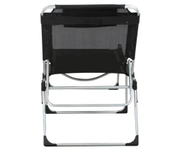 Siena Garden Klappliegen|Relaxliegen - Gartenliege Sole, ca. B69,5/H45/T212,5 cm Schwarz