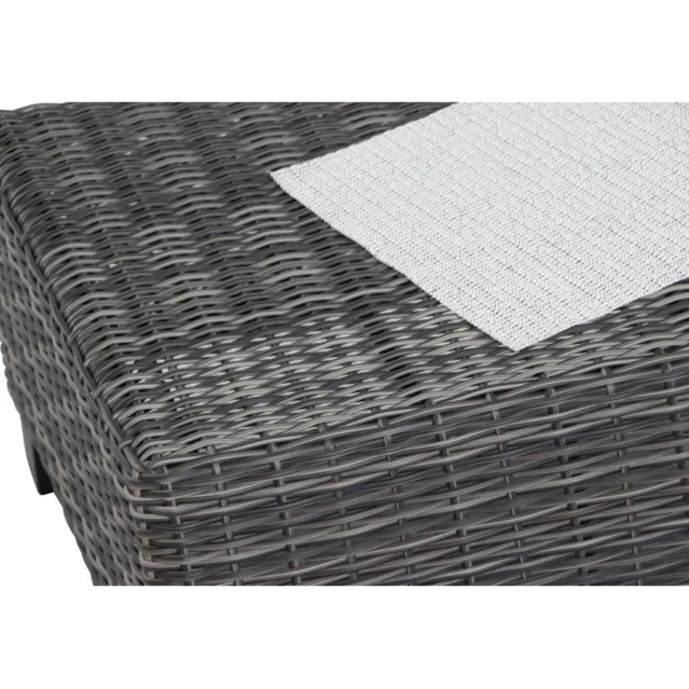 Siena Garden Gartenstühle Rattan|Gartenhocker > Hocker Corido, ca. B63/H45/T61 cm