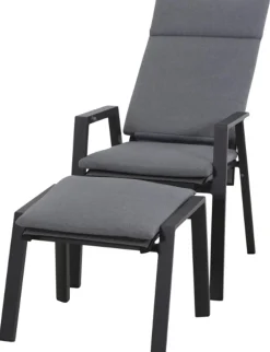 Siena Garden Gartenhocker|Gartenstühle Aluminium - Hocker Valencia