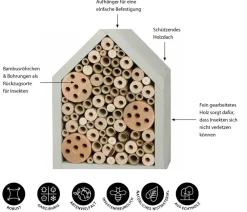 Siena Garden Nützling & Insektenhotels - Insektenhotel Solin, /, ca. B37,5/H36/T29