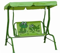 Siena Garden Kinder Hollywoodschaukel Froggy Grün New