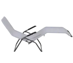 Siena Garden Kippliege Anco, ca. B56/H103,5/T175 cm Grau