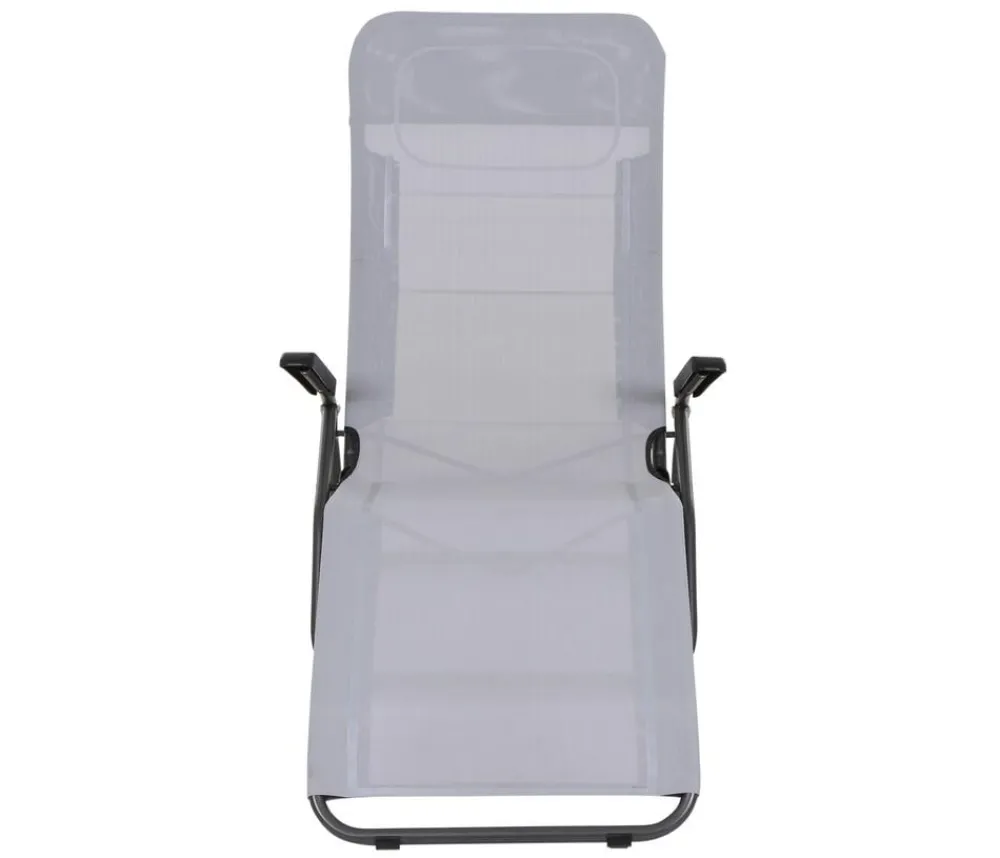 Siena Garden Kippliege Anco, ca. B56/H103,5/T175 cm Grau