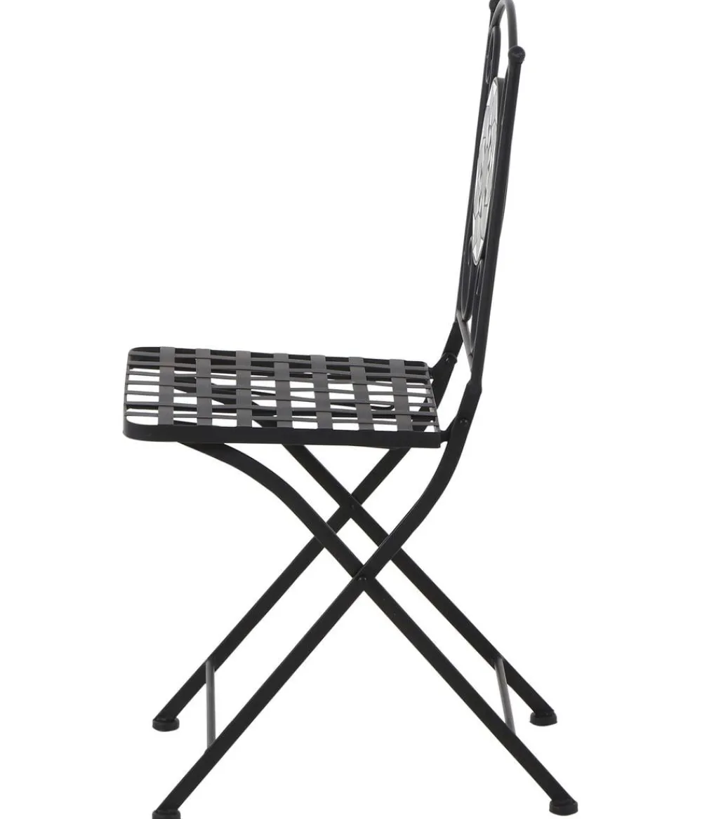 Siena Garden Gartenstühle Metall|Klappstühle - Klappsessel Como Schwarz