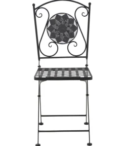 Siena Garden Gartenstühle Metall|Klappstühle - Klappsessel Como Schwarz