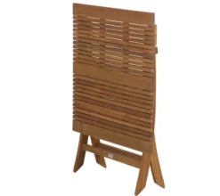 Siena Garden Klapptisch Falun, ca. B80/H74/T80 cm Hellbraun New