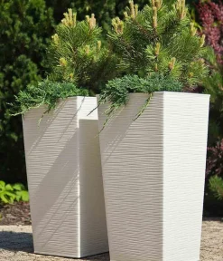 Siena Garden Blumentöpfe & Übertöpfe > Kunststoff-Säule ECO Nizza, konisch, ca. B30/H57/T30 cm