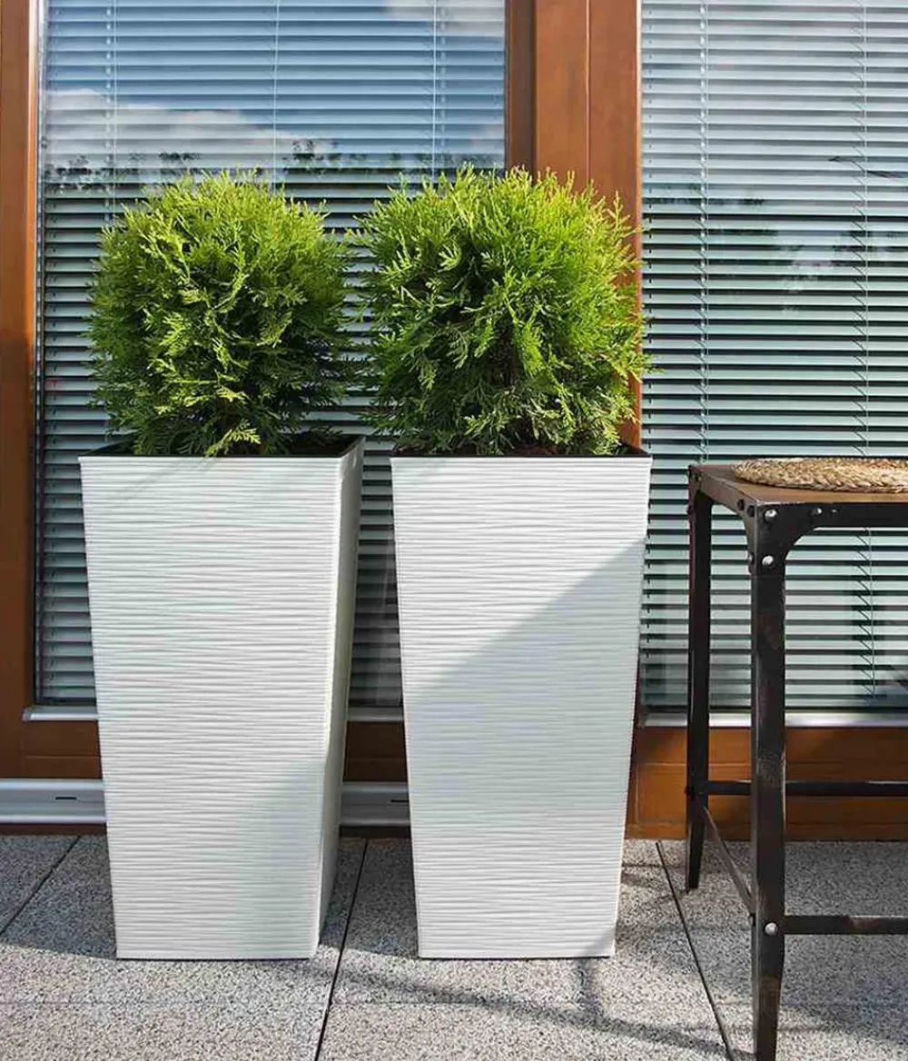 Siena Garden Blumentöpfe & Übertöpfe > Kunststoff-Säule ECO Nizza, konisch, ca. B35/H68/T35 cm