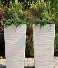 Siena Garden Blumentöpfe & Übertöpfe > Kunststoff-Säule Eco Nizza, konisch, ca. B40/H75/T40 cm