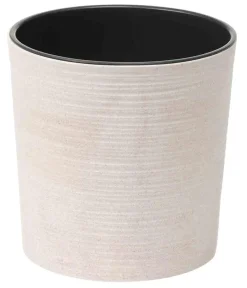 Siena Garden Blumentöpfe & Übertöpfe > Kunststoff-Topf-Set ECO Lens, rund, ca. Ø25/H25 & Ø30/H30,5 cm, 2-teilig