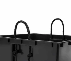 Siena Garden Blumentöpfe & Übertöpfe - Kunststoff-Topf Biron, eckig, ca. B40/H41,5/T40 cm Weiß