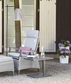 Siena Garden Blumentöpfe & Übertöpfe - Kunststoff-Topf Biron, eckig, ca. B40/H41,5/T40 cm Weiß