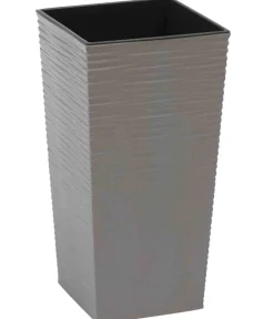 Siena Garden Blumentöpfe & Übertöpfe > Kunststoff-Topf-Set ECO Nizza, konisch, , ca. B25/H46,5/T25 & B30/H57/T30 cm, 2-teilig