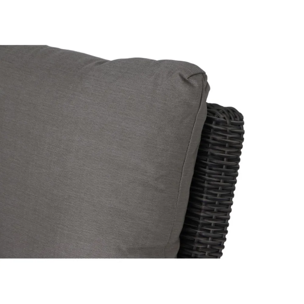 Siena Garden Modul Eckteil Corido, 88 x 83 x 83 cm Dunkelgrau New