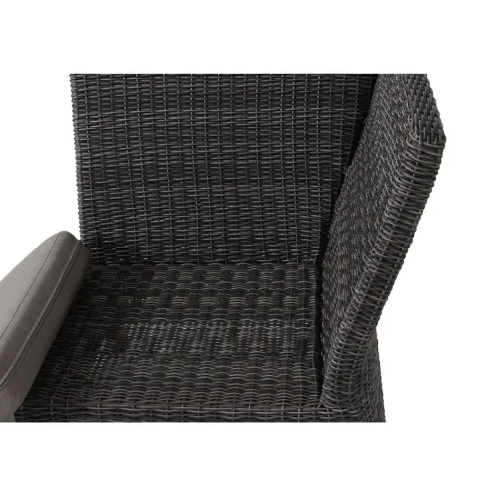 Siena Garden Modul Eckteil Corido, 88 x 83 x 83 cm Dunkelgrau New
