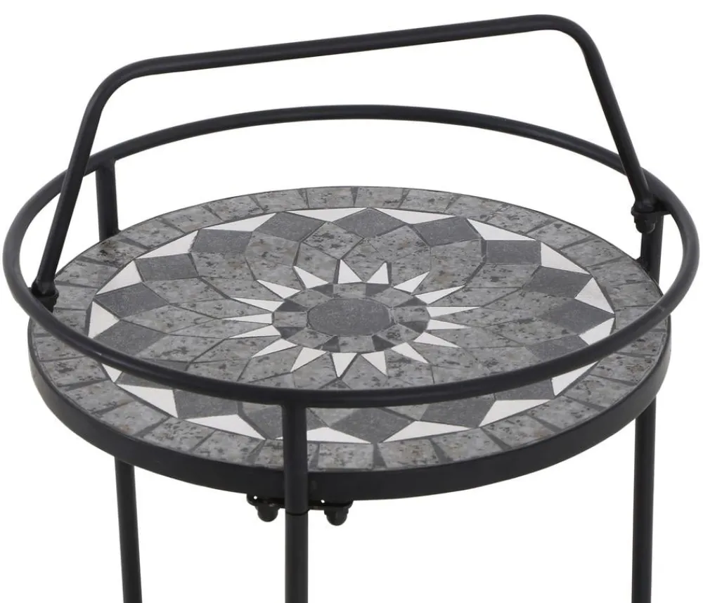 Siena Garden Beistelltische > Mosaikbeistelltisch Como, ca. Ø41/H74 cm