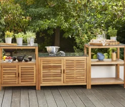 Siena Garden Gartenschränke & -Regale > Outdoorküche Mittelteil Riva, offen