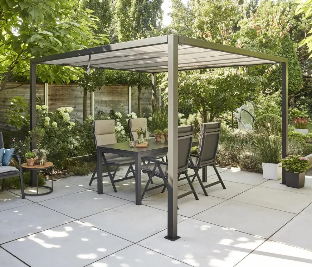 Siena Garden Schattenmanufaktur® Pergola Basis Libera, ca. B315/H217/T315 cm Anthrazit Sale