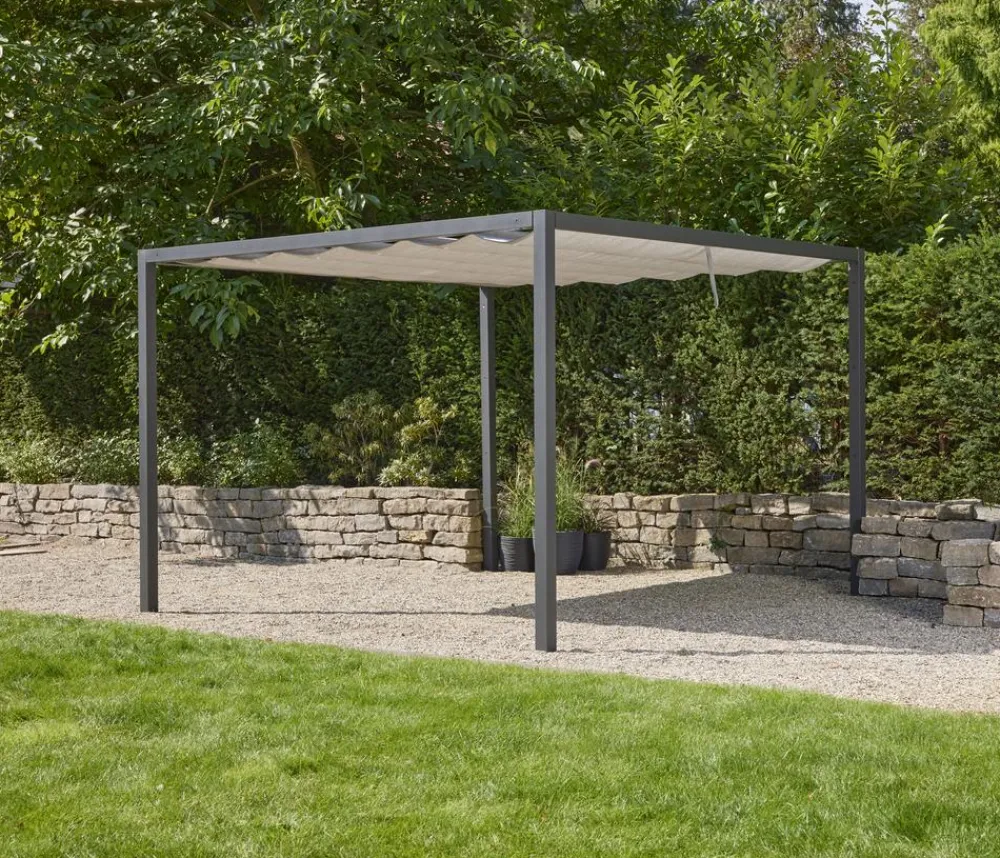 Siena Garden Schattenmanufaktur® Pergola Basis Libera, ca. B315/H217/T315 cm Anthrazit Sale