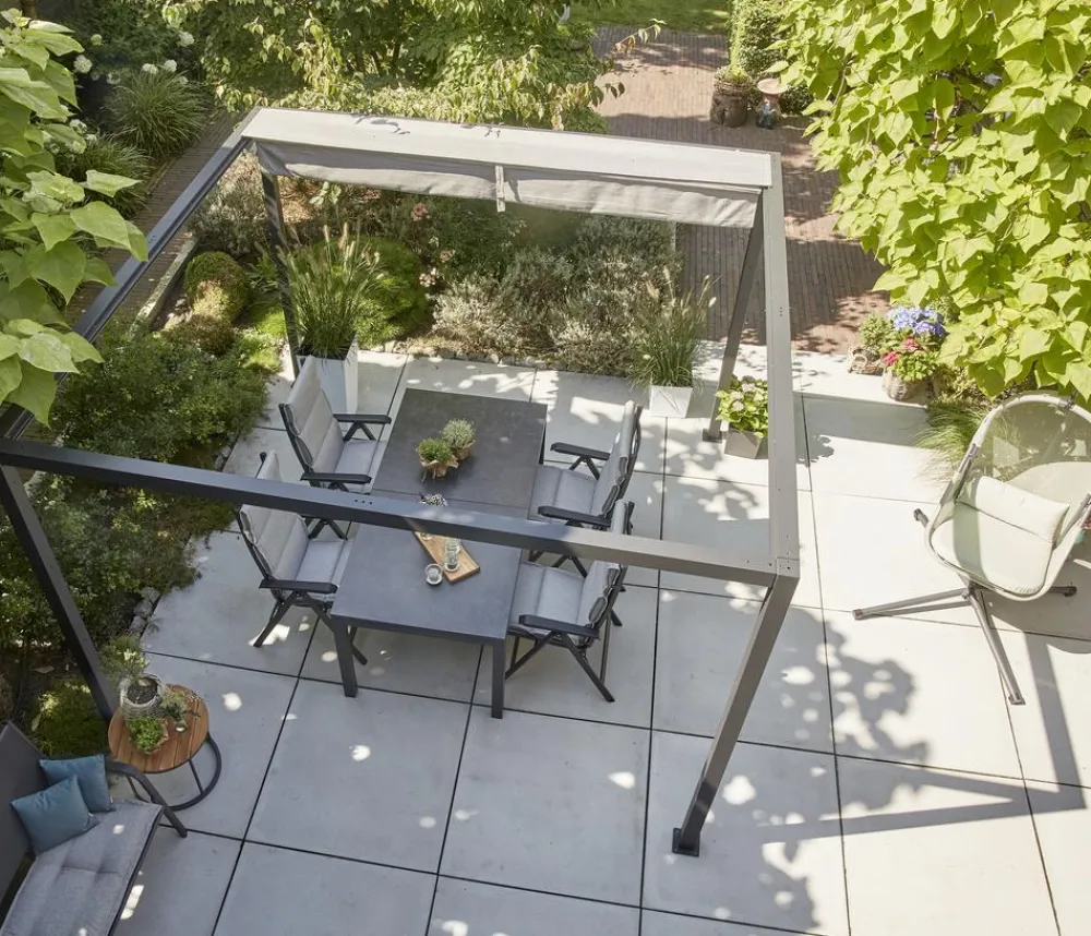 Siena Garden Schattenmanufaktur® Pergola Basis Libera, ca. B315/H217/T315 cm Anthrazit Sale