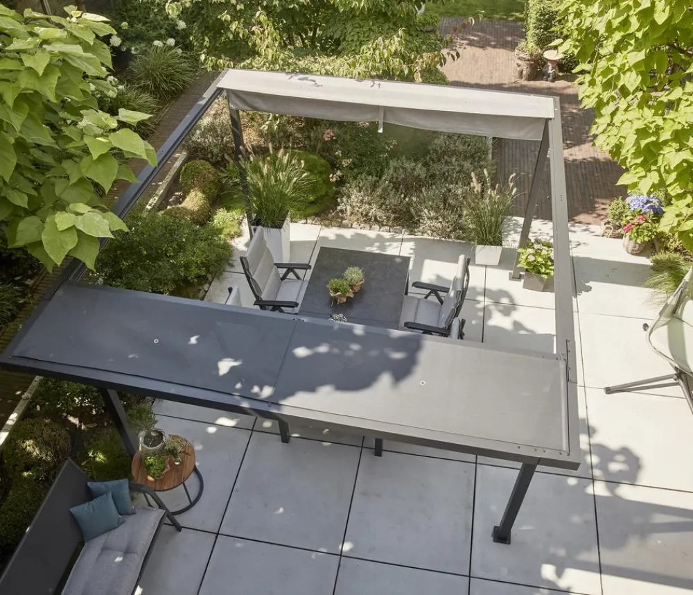 Siena Garden Schattenmanufaktur® Pergola Basis Libera, ca. B315/H217/T315 cm Anthrazit Sale