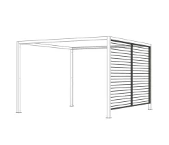 Siena Garden Pergolen - Schattenmanufaktur® Pergola Blende Aluminium Anthrazit