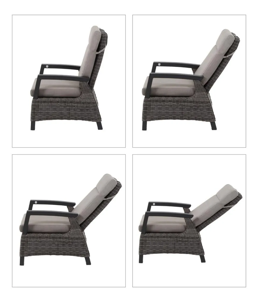 Siena Garden Gartenstühle Rattan|Garten- & Loungesessel - Sessel Corido, ca. B73/H101/T83 cm