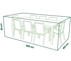 Siena Garden Schutzhüllen > Sitzgruppenhülle, ca. B150/H280/T85 cm