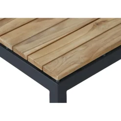 Siena Garden Teak-Loungetisch Alvida, anthrazit/natur, ca. B74/H30/T74 cm Online