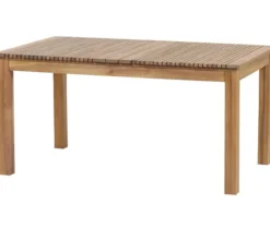 Siena Garden Garten-Esstische|Gartentische Holz - Tisch Falun, ca. B150/H74/T90 cm Hellbraun