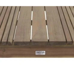 Siena Garden Garten-Esstische|Gartentische Holz - Tisch Falun, ca. B150/H74/T90 cm Hellbraun