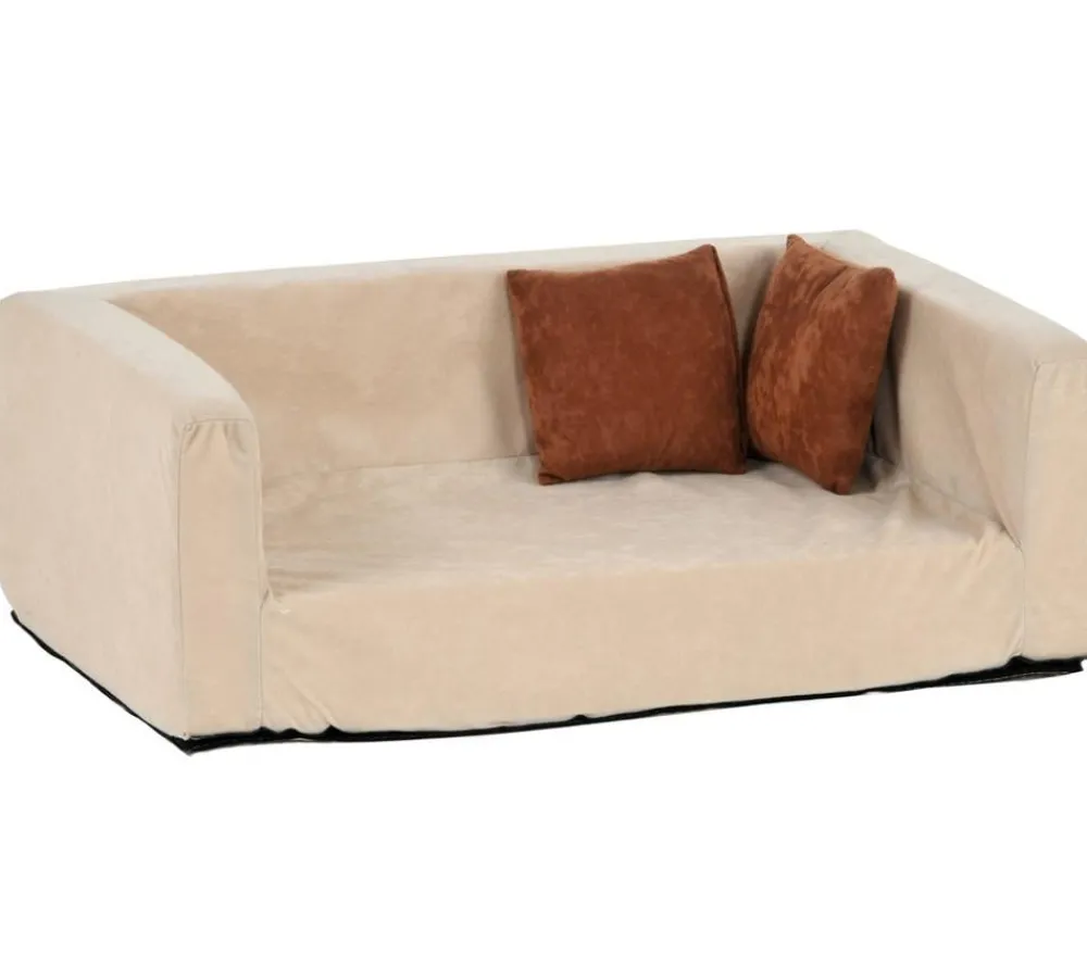 SILVIO design Hundesofa Buddy, Velour-Optik Creme New