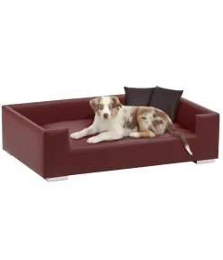 SILVIO design Mehr Hundeschlafplätze - Hundesofa Candy Dunkelrot
