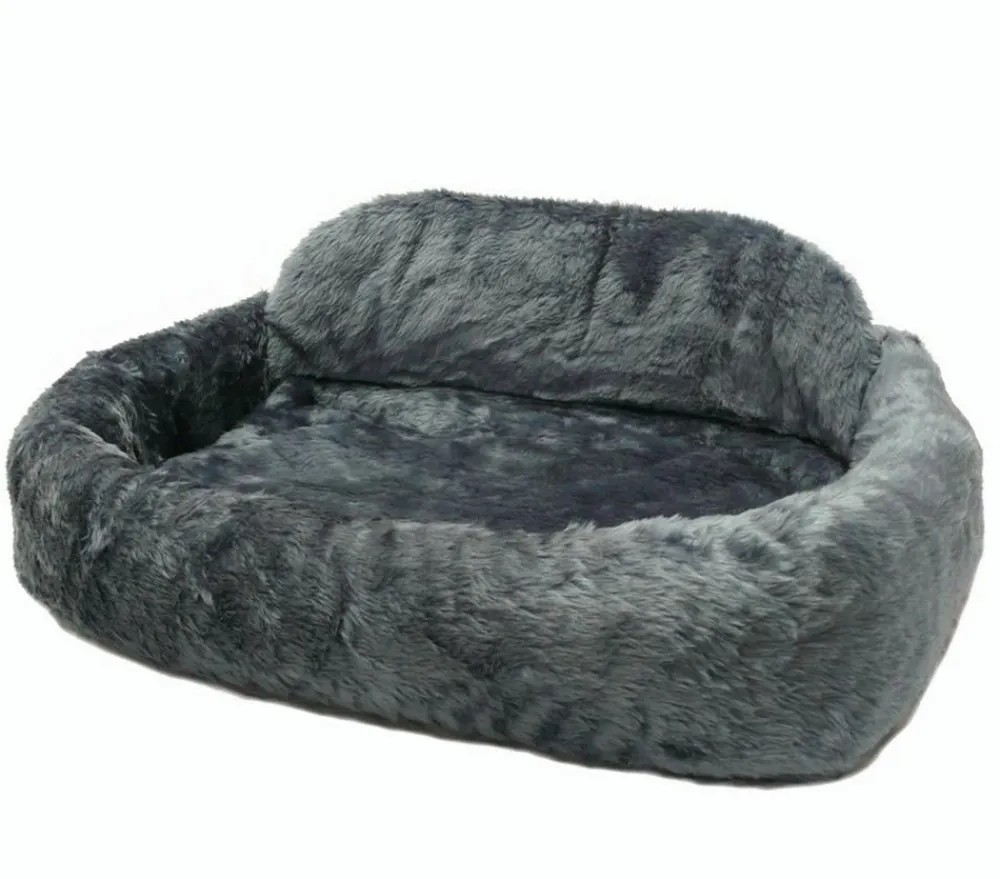 SILVIO design Hundesofa de Luxe mit Kissen, rechteckig Blau