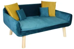 SILVIO design Hundesofa Nando Blau Sale