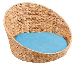 SILVIO design Katzenkorb Queeny, oval Türkis New