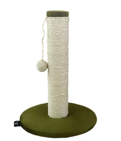 SILVIO design Kratzstamm samt, ca. Ø30/H45 cm Grün