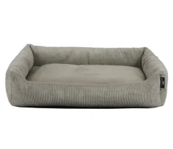 SILVIO design Kuschelbett Corvin, rechteckig Hellgrau Discount