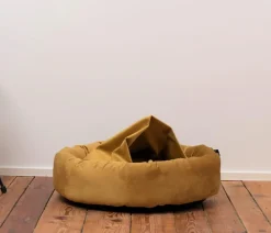 SILVIO design Hundebetten & Körbe|Katzenbetten & Katzenkissen - Kucheine ajo, rund Orange