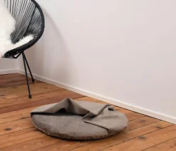 SILVIO design Hundekissen|Katzenhöhlen - Kuchekien Igu, rund Braun