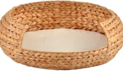 SILVIO design Hundebetten & Körbe|Katzenbetten & Katzenkissen - Kuschelsofa Bira, rund Beige