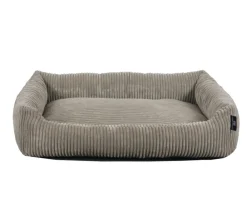 SILVIO design Hundebetten & Körbe - Kuschelsofa Goliath, rechteckig, ca. B120/H25/T80 cm Taupe