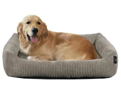 SILVIO design Hundebetten & Körbe - Kuschelsofa Goliath, rechteckig, ca. B120/H25/T80 cm Taupe